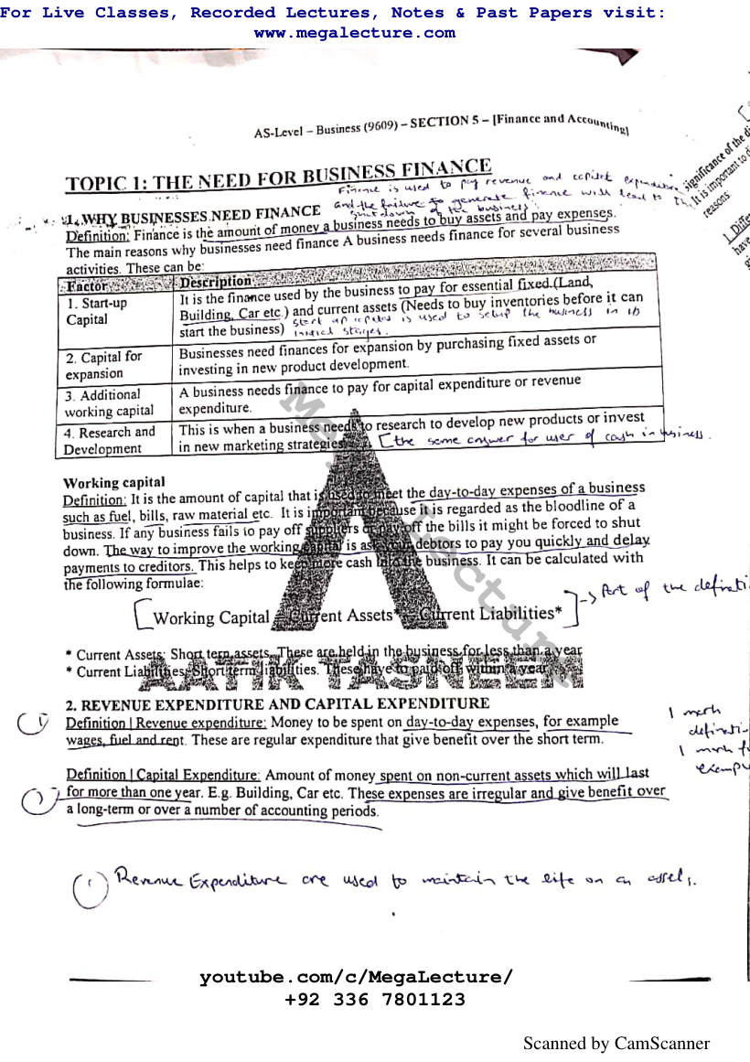 Page 1 of Finance