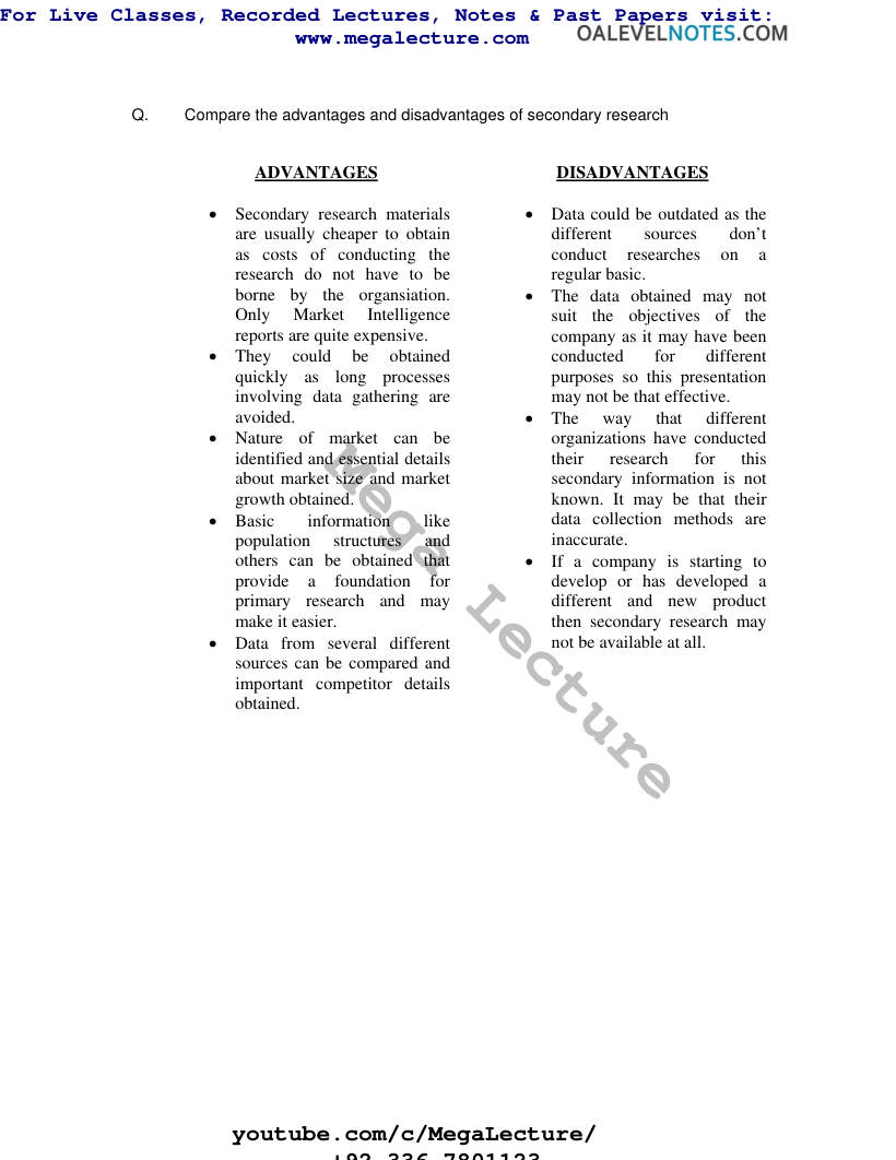 Page 2 of Marketing Research