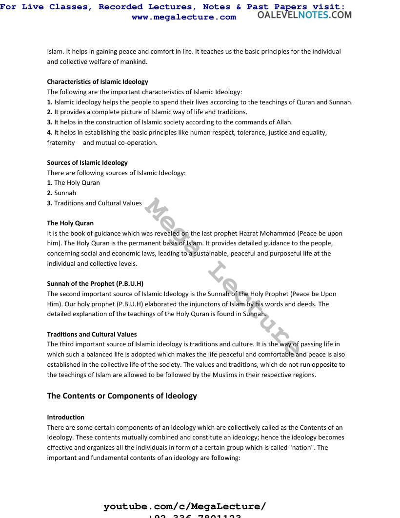 Page 2 of Ideological Basis Of Pakistan