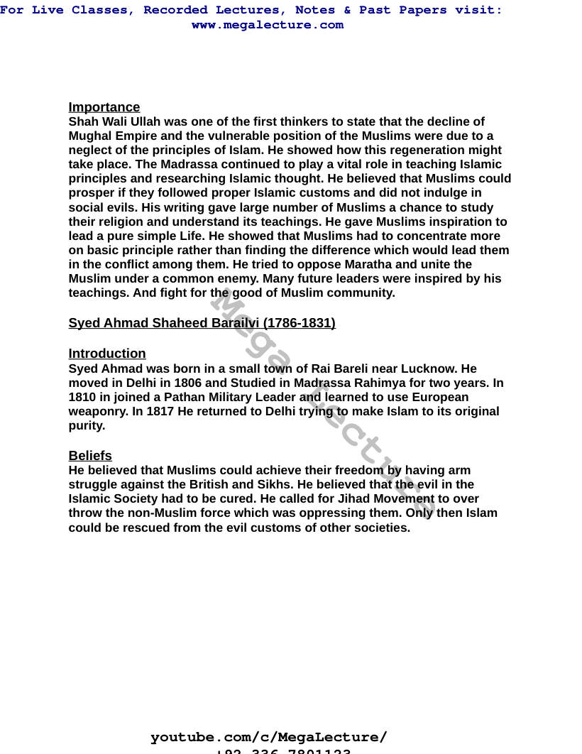Page 2 of Key Question 1: Religious Thinkers