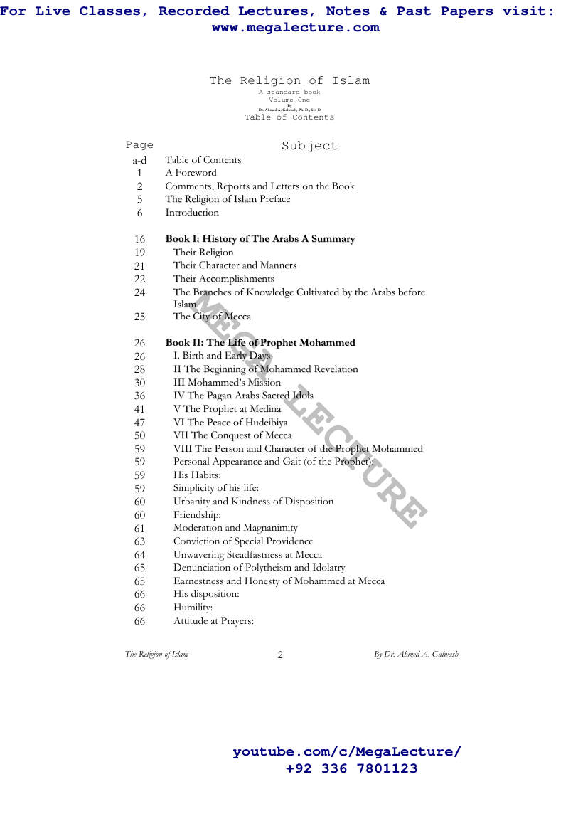 Page 2 of The Religion Of Islam Vol 1