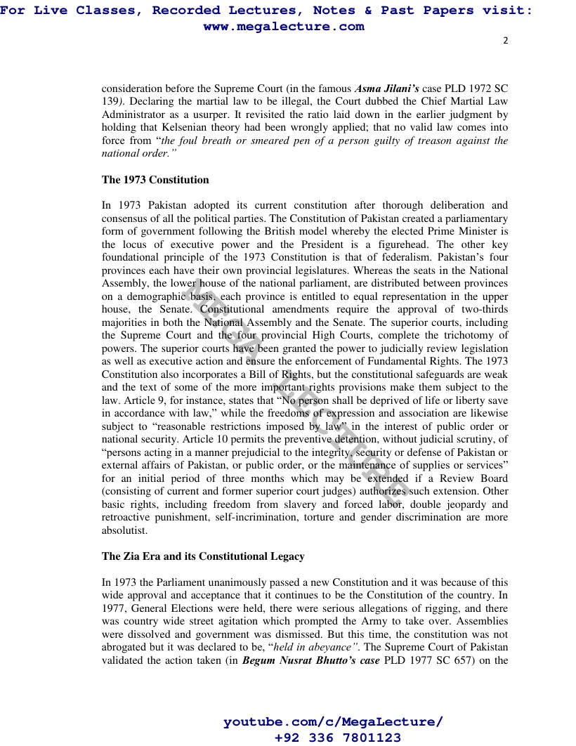 Page 2 of Constitutional History Of Pakistan