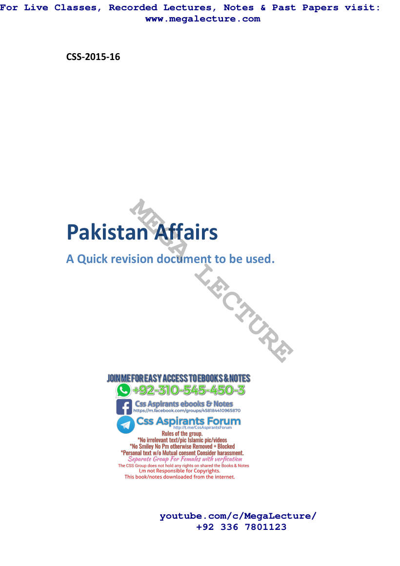 Page 2 of CSS Pakistan Affairs Timeline And Notes1