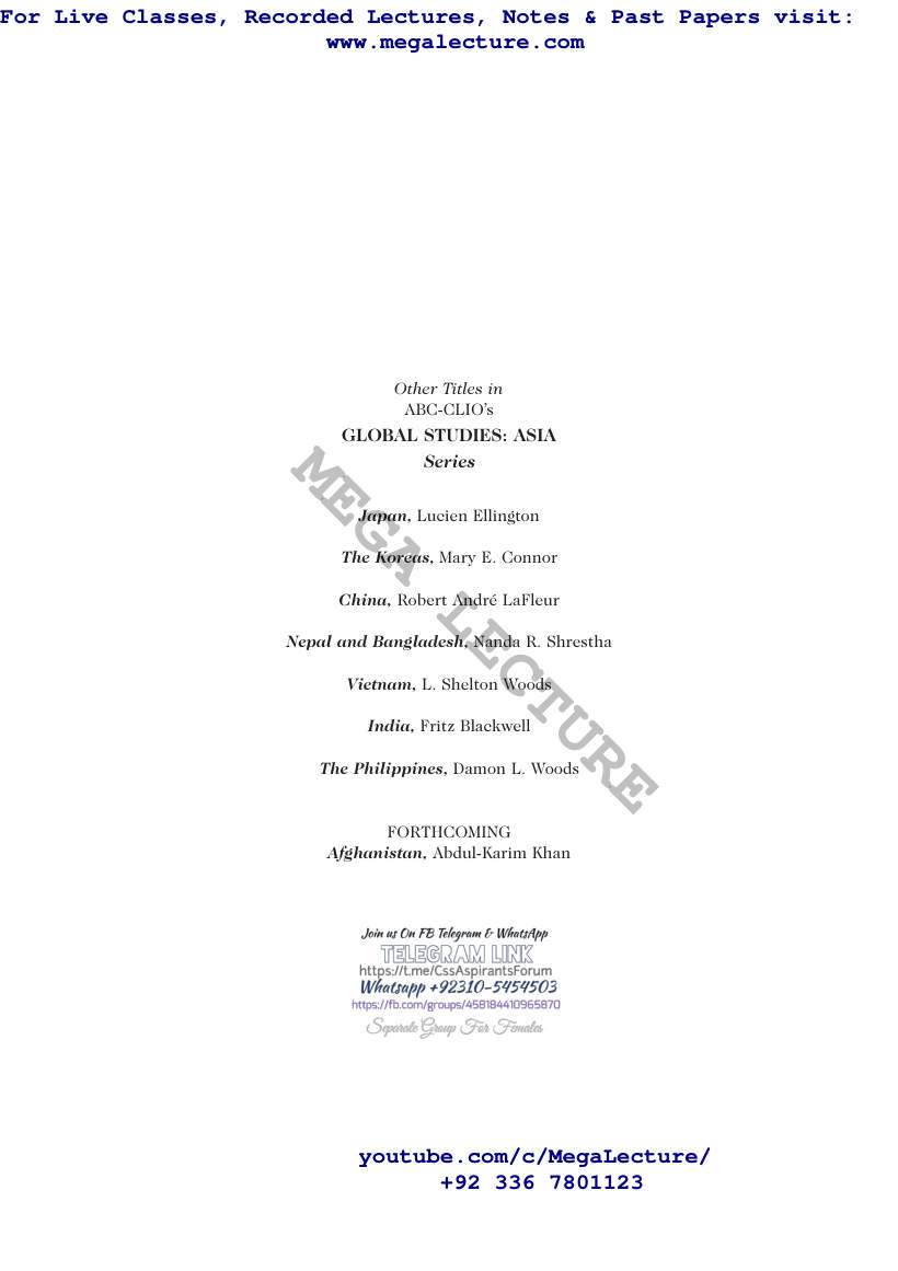 Page 2 of PAKISTAN AGlobalStudiesHandbook