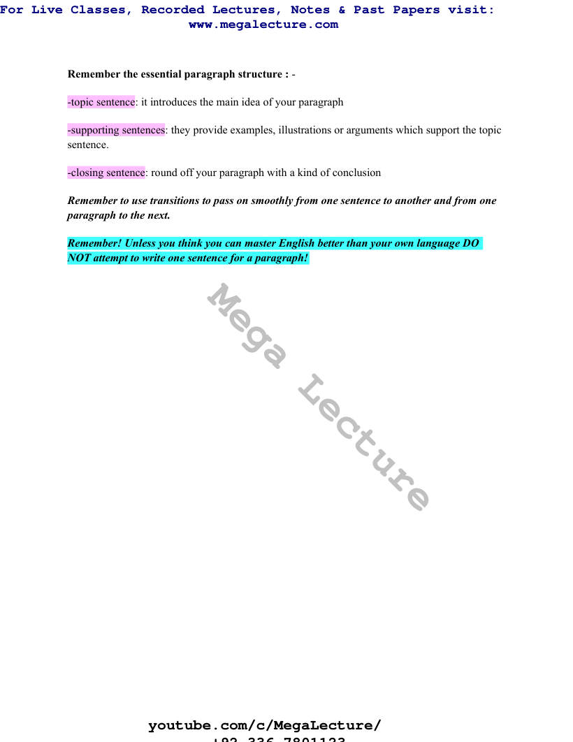 Page 2 of Tips For Writing Composition
