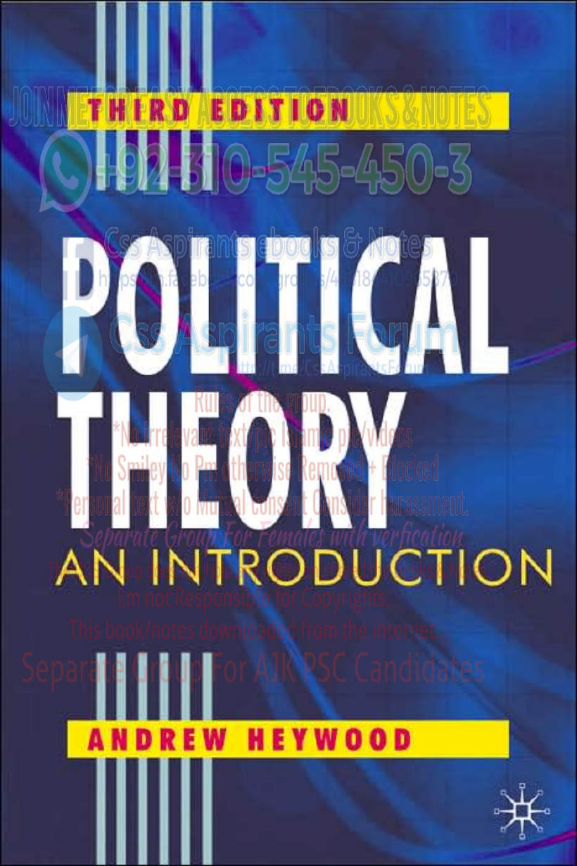 Page 1 of Political Theory Andrew