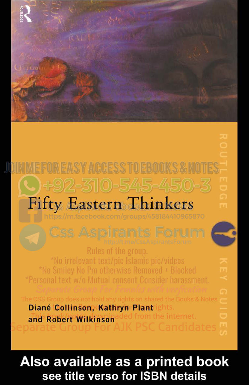 Page 1 of Fifty Eastern Thinkers