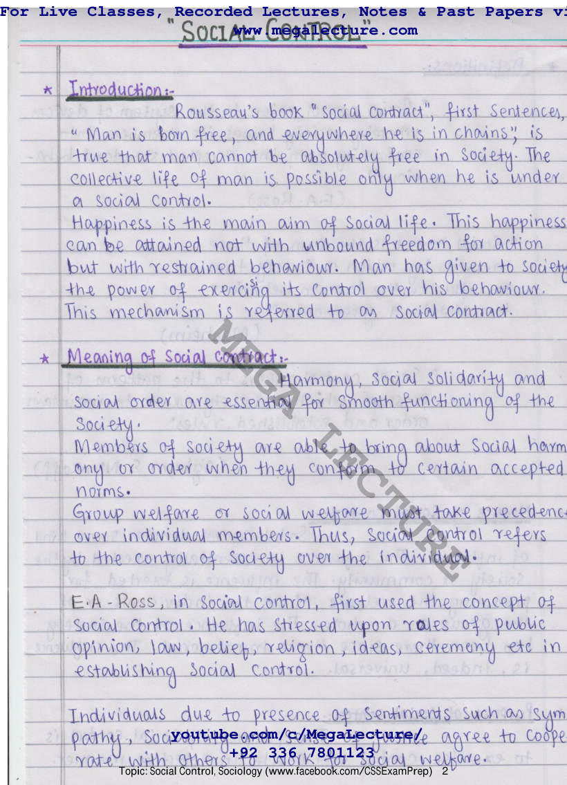Page 2 of Social Control Sociology