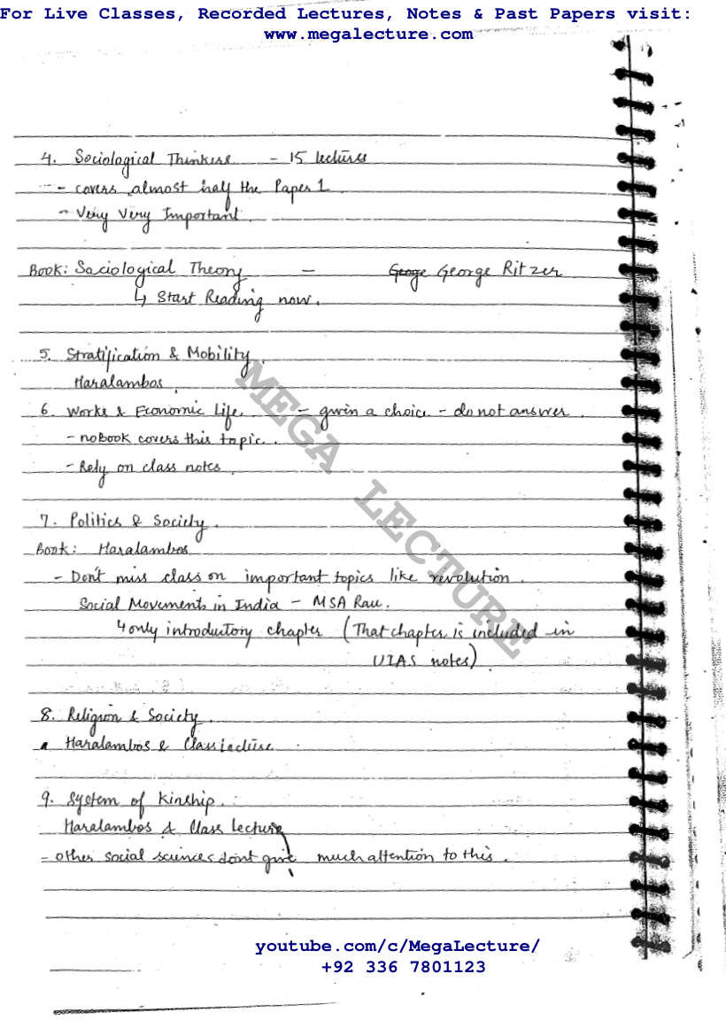 Page 2 of Sociology Notes V1