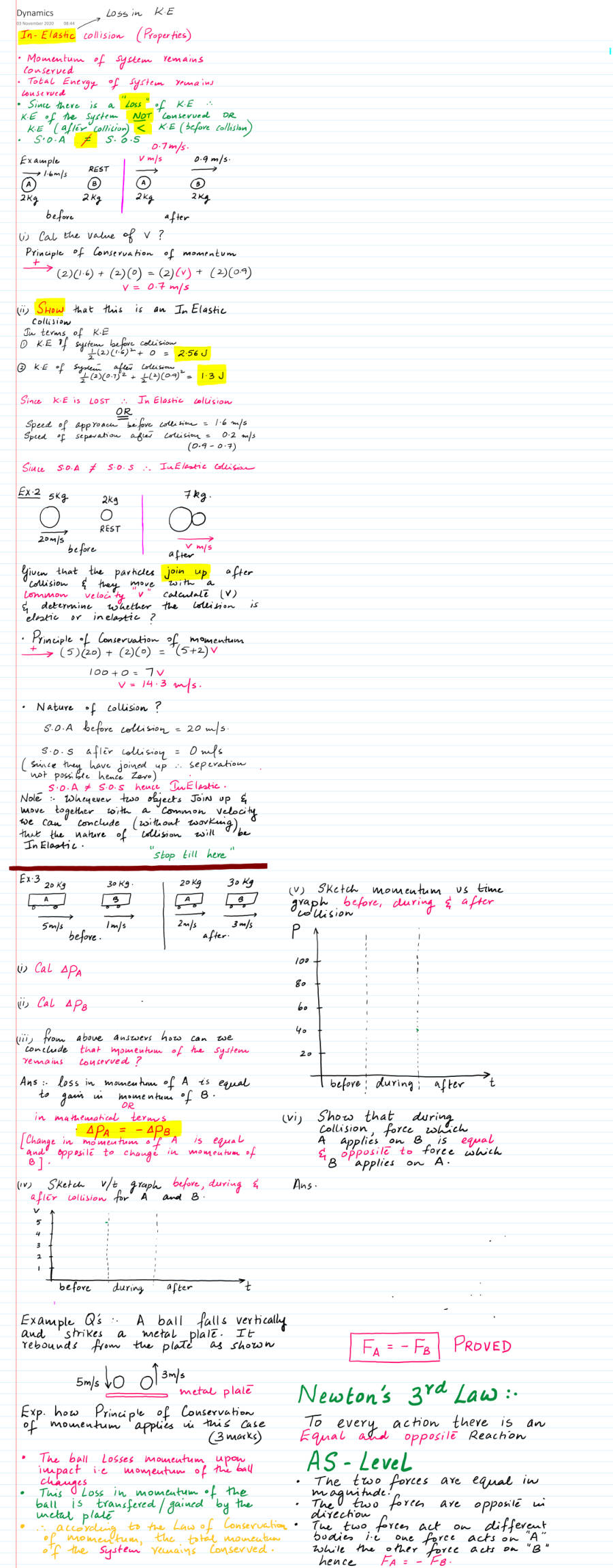 Page 1 of Dynamics Slide 3