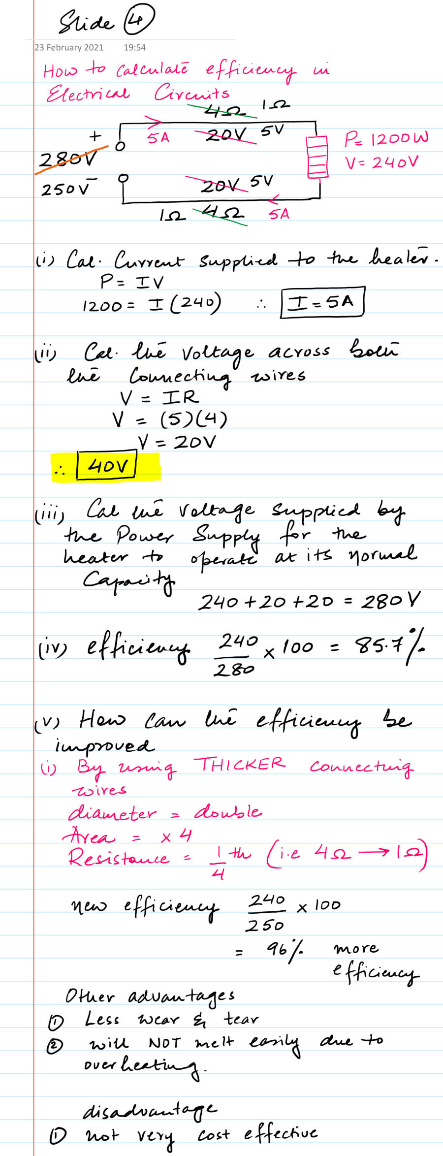 Page 1 of Efficiency In Circuits