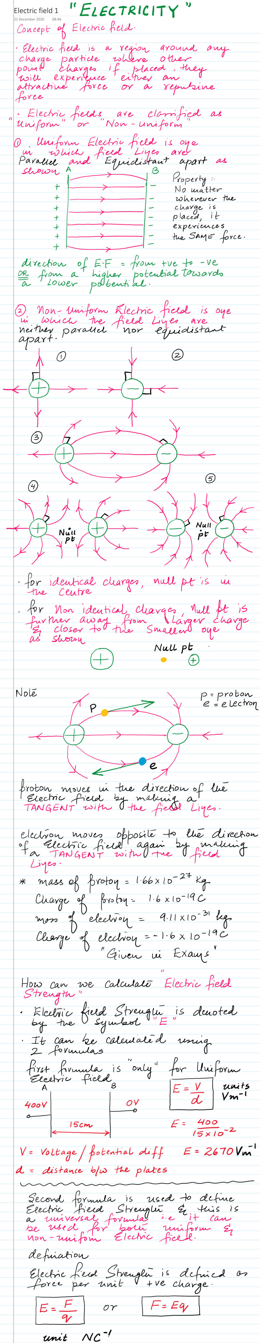 Page 1 of Electric Field 1