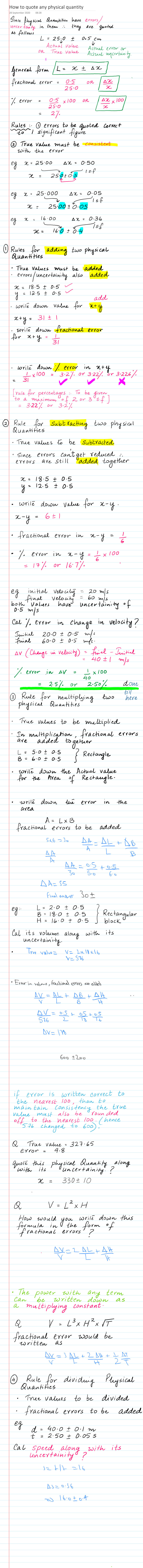 Page 1 of How To Quote Any Physical Quantitywith Error
