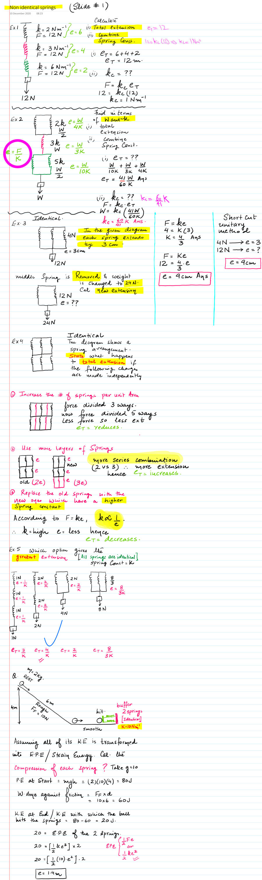 Page 1 of Non Identical Springs