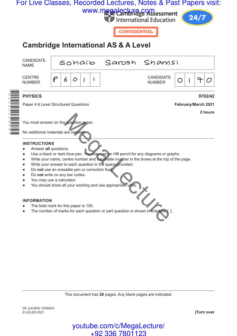 Page 1 of Solution