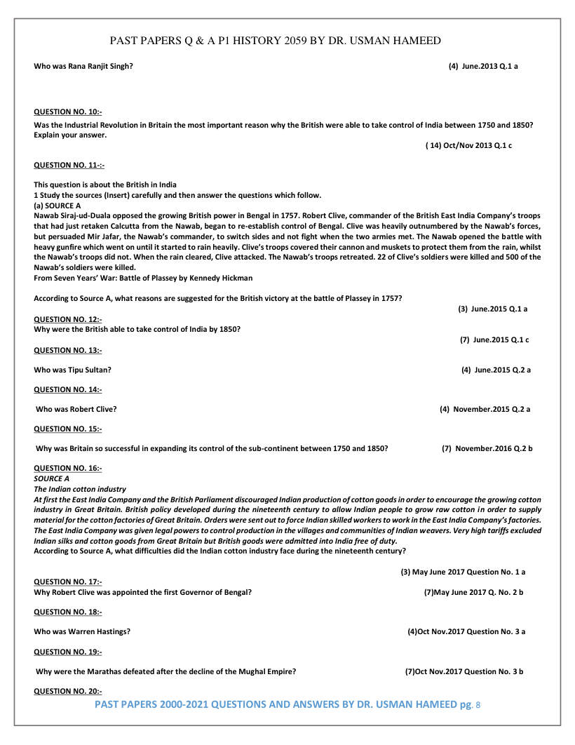 Page 2 of East India Company Expansion