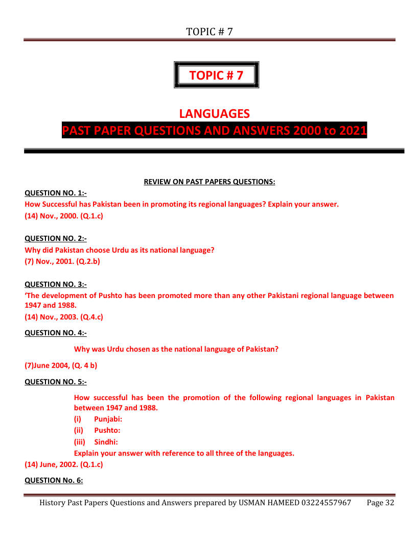 Page 1 of Languages