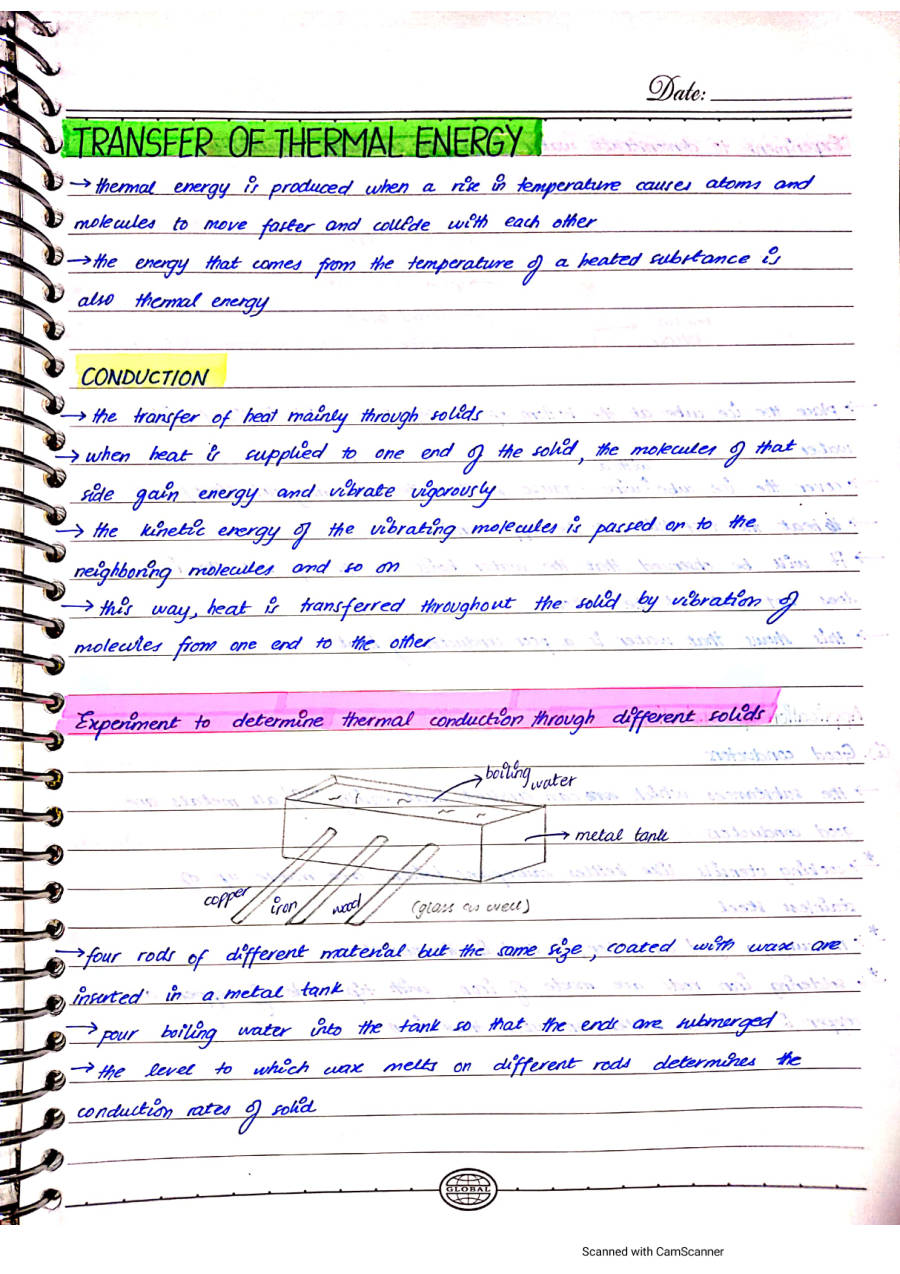Page 1 of Transfer Of Thermal Energy