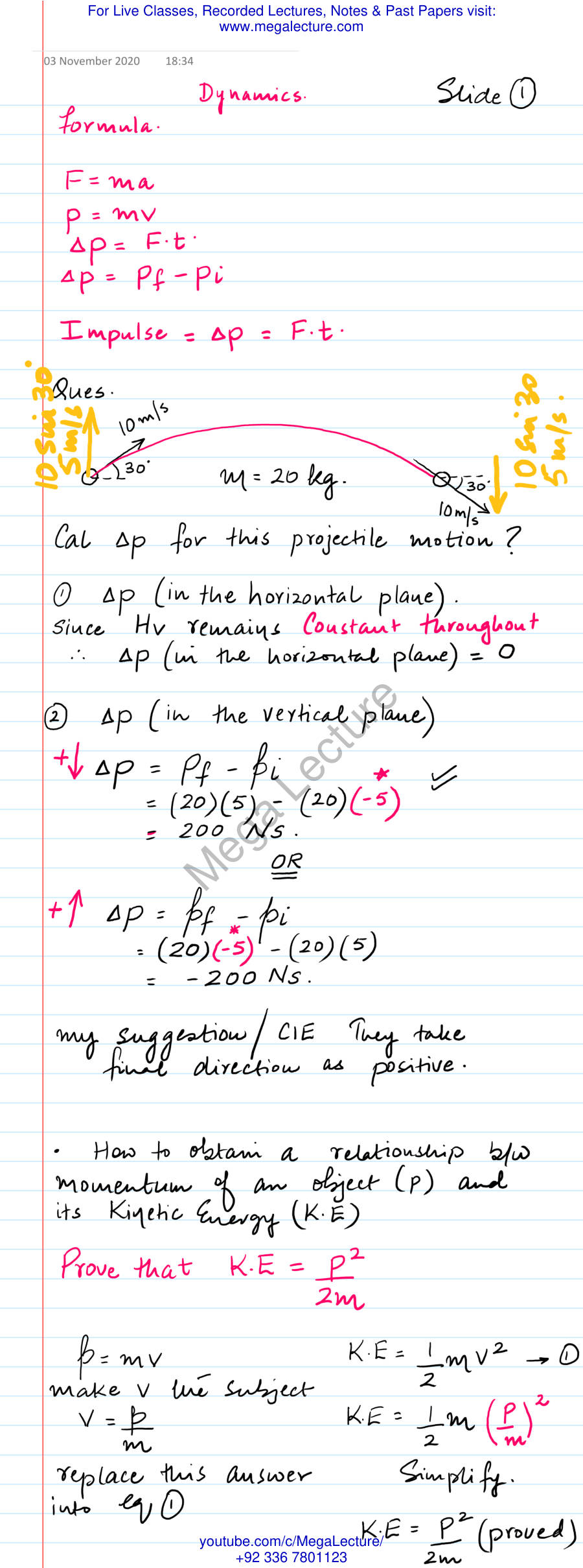 Page 1 of Dynamics Slide 1