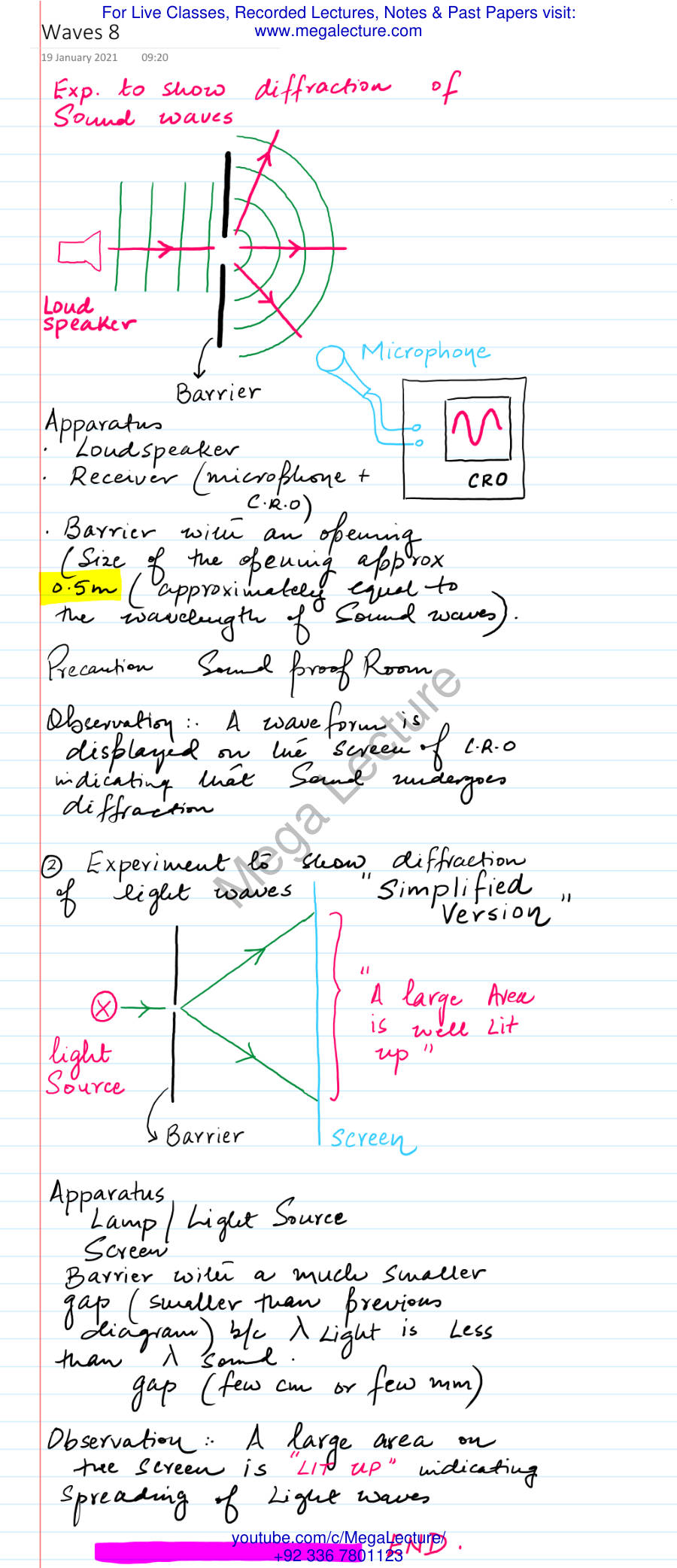 Page 1 of Experiment For Diffraction