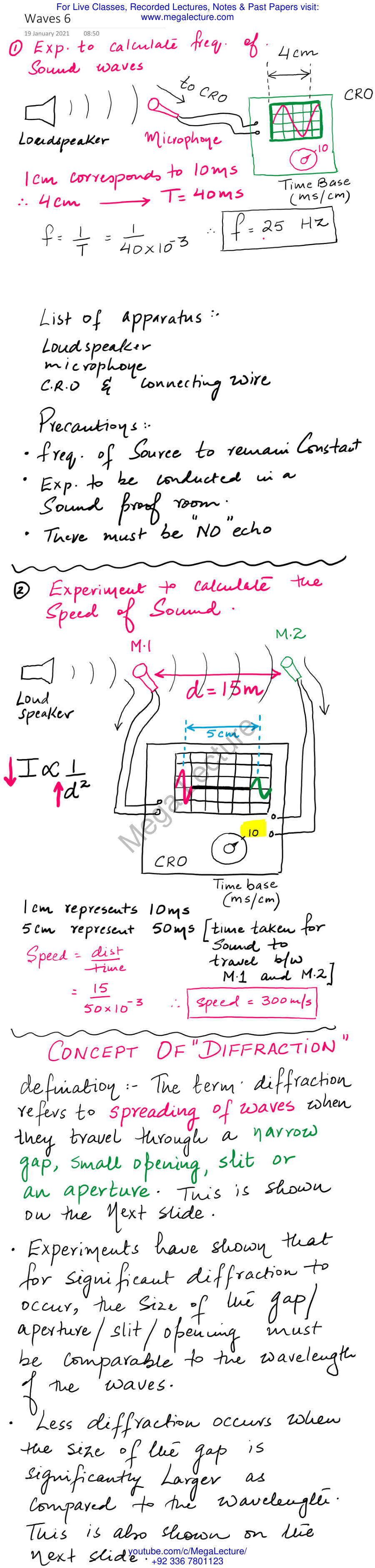 Page 1 of Experiment For Waves