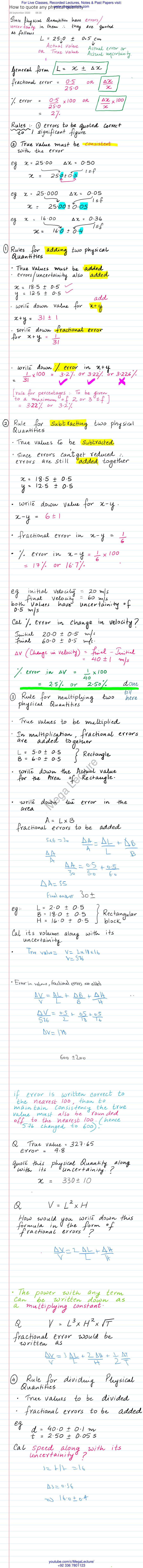 Page 1 of How To Quote Any Physical Quantitywith Error