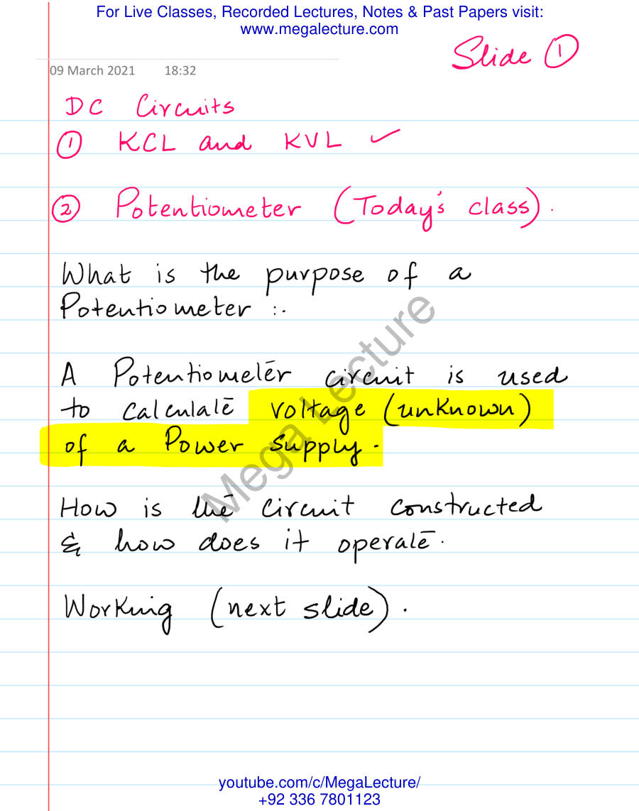 Page 1 of Potentiometer