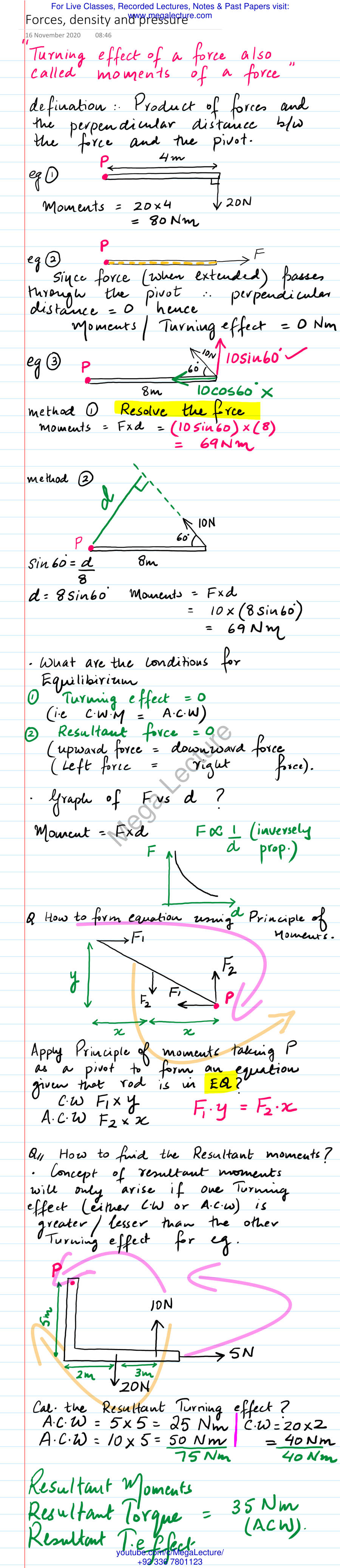Page 1 of Turning Effect Of Force