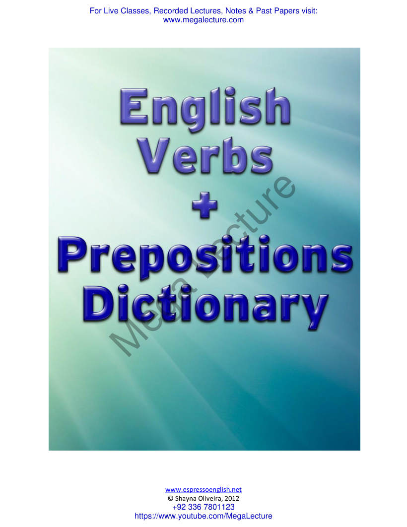 Page 1 of EnglishVerbsPrepositionsDictionary