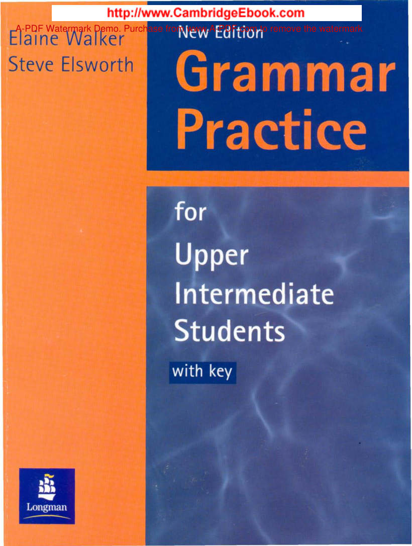 Page 1 of GOOD LongmanLongman English Grammar Practice For Upper Intermediate Students
