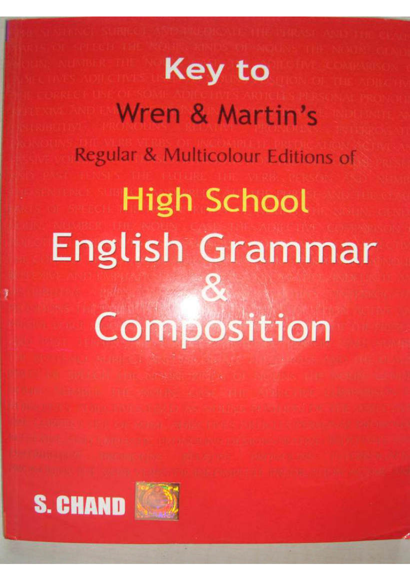 Page 1 of WNM High School Grammer Solution