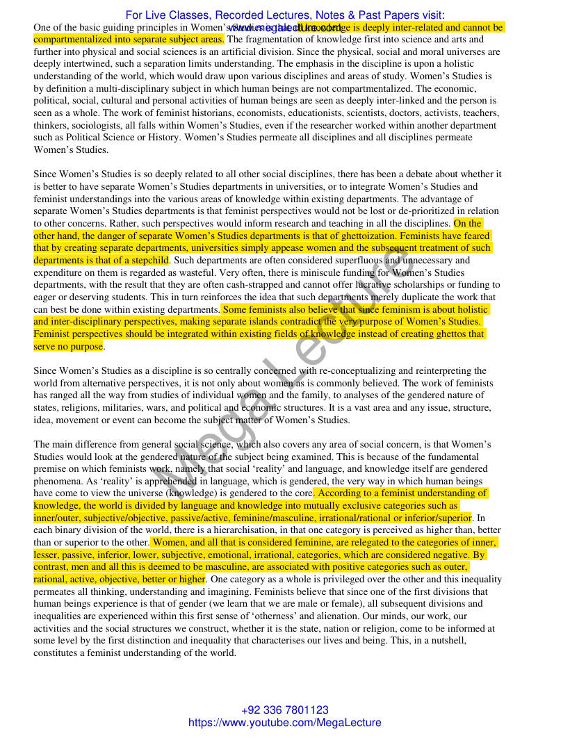 Page 2 of 350871721 Women Studies In Pakiastan