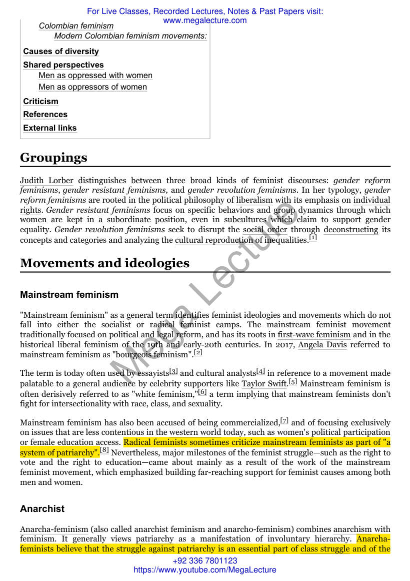 Page 2 of Feminist Movements And Ideologies Wikipedia
