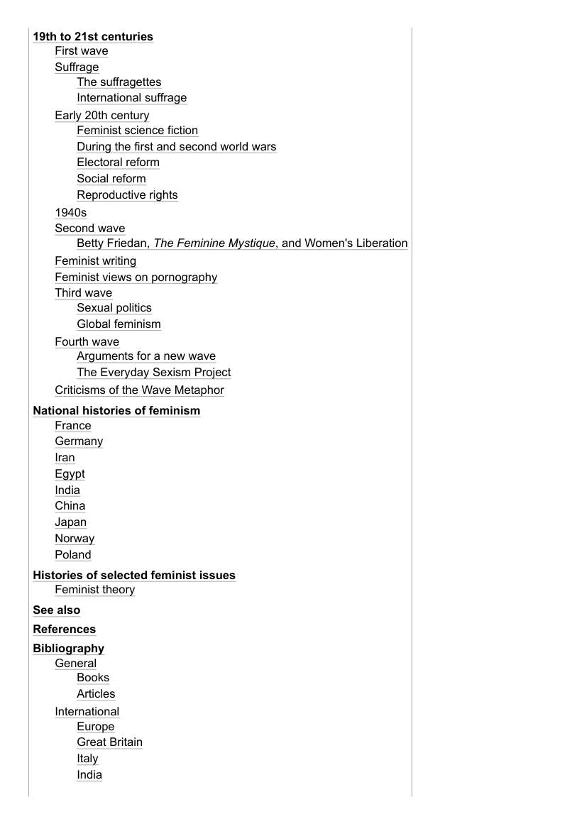Page 2 of History Of Feminism Wikipedia