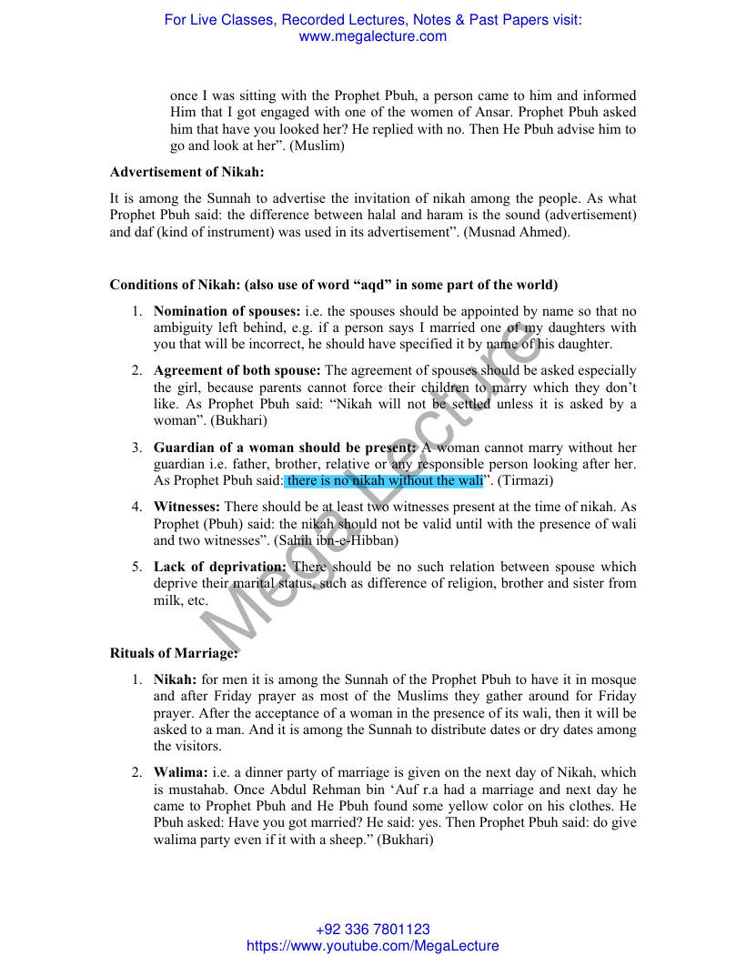 Page 2 of 4. Obligation Of Family Law