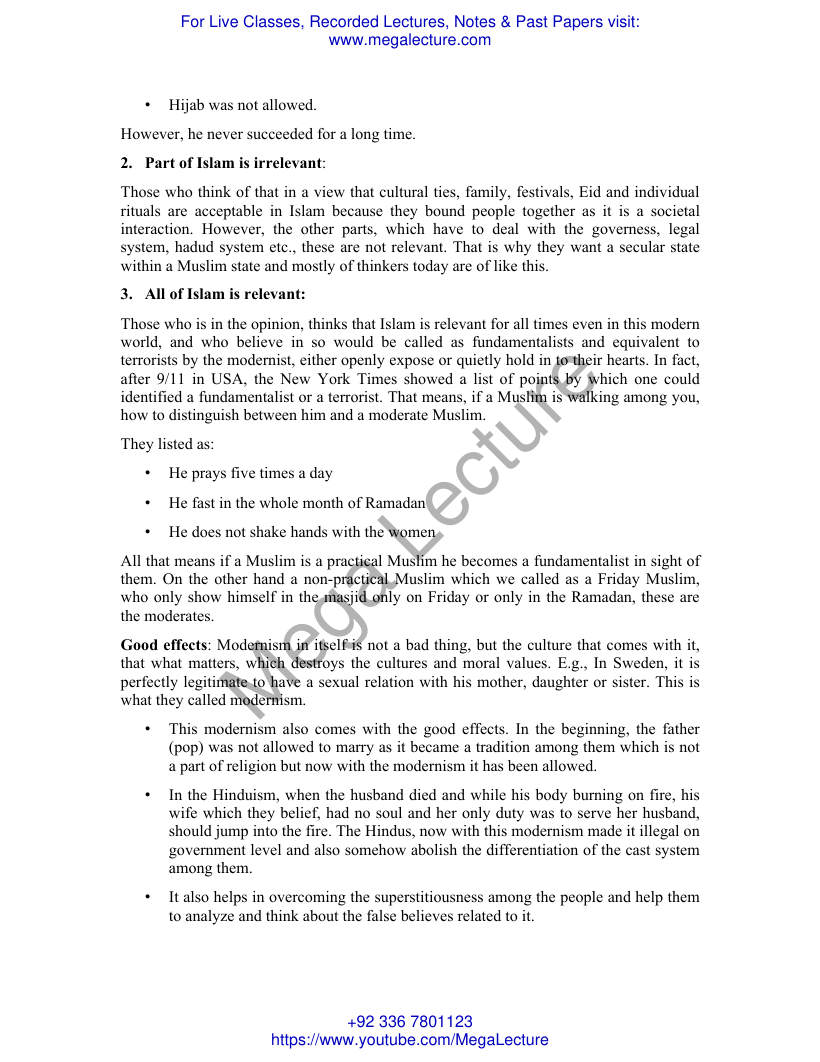 Page 2 of 10. Islam In Our Times