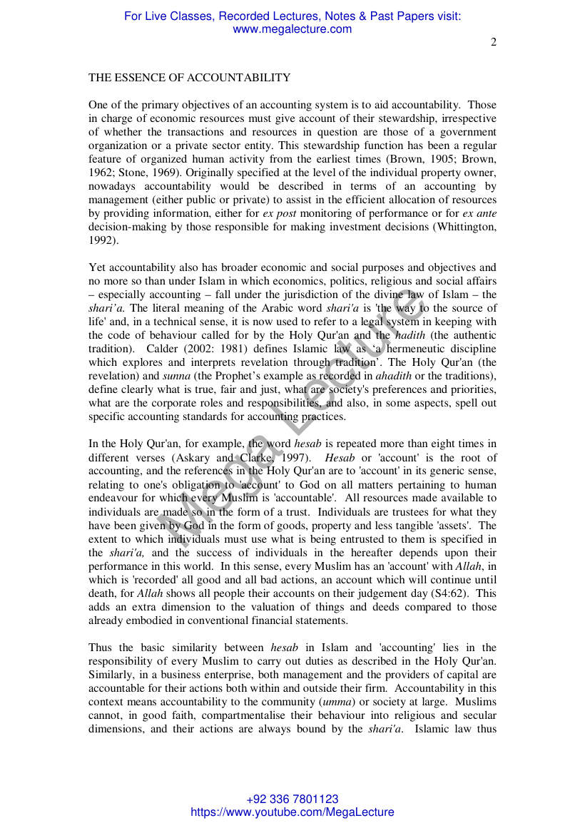 Page 2 of Accountability And Islam