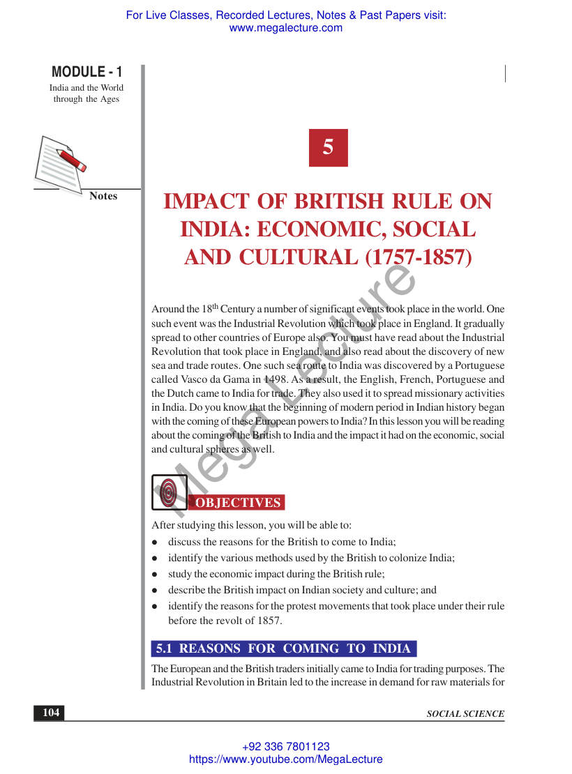 Page 1 of Colonization Of India