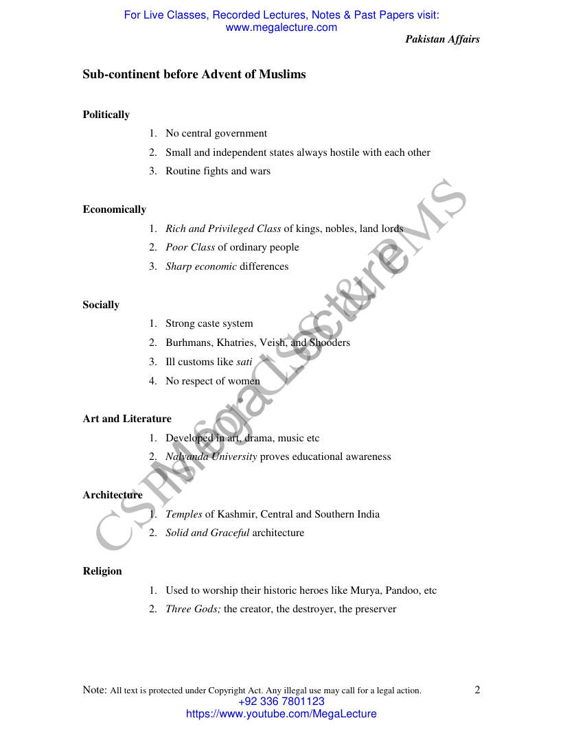 Page 2 of Pak Affairs By CSPs 1