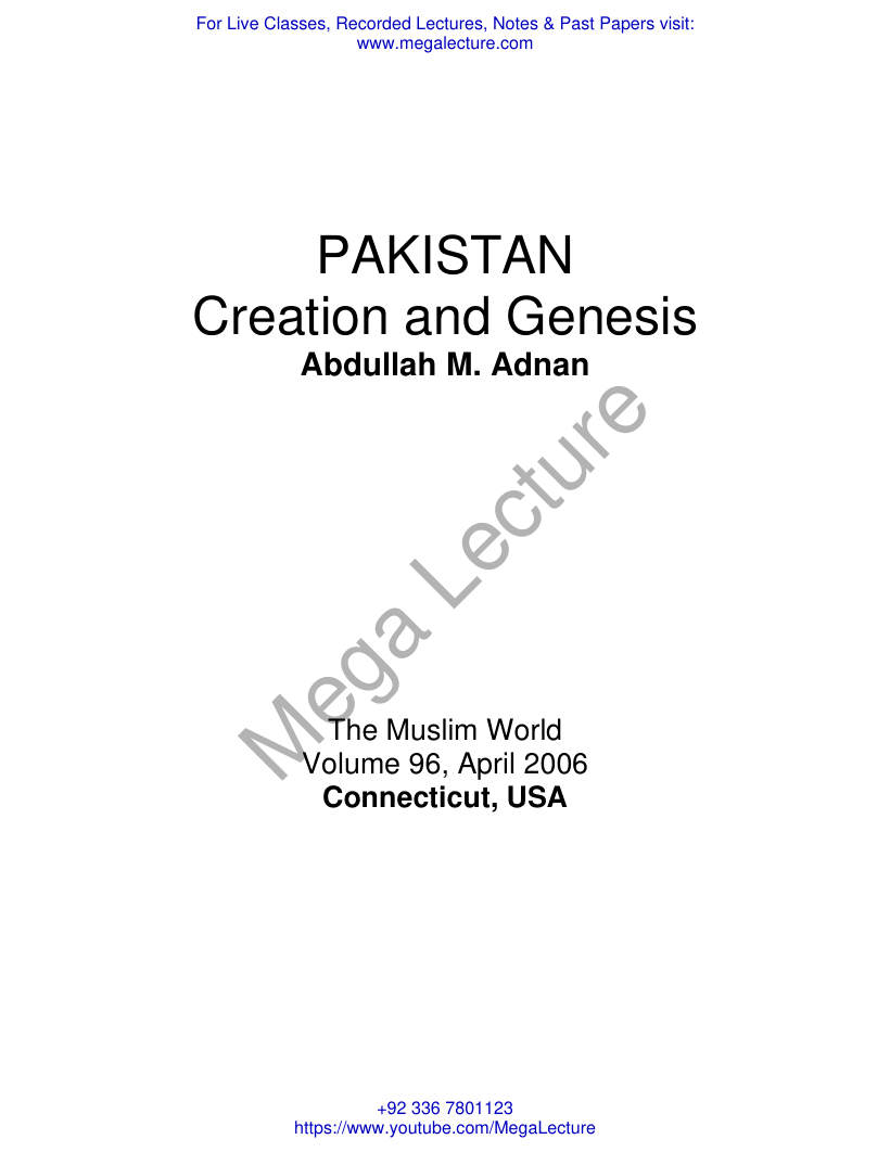 Page 1 of Role Of Muslim Leaders