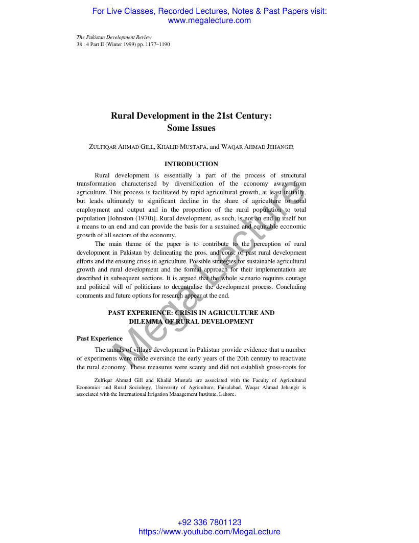 Page 1 of Rural Development