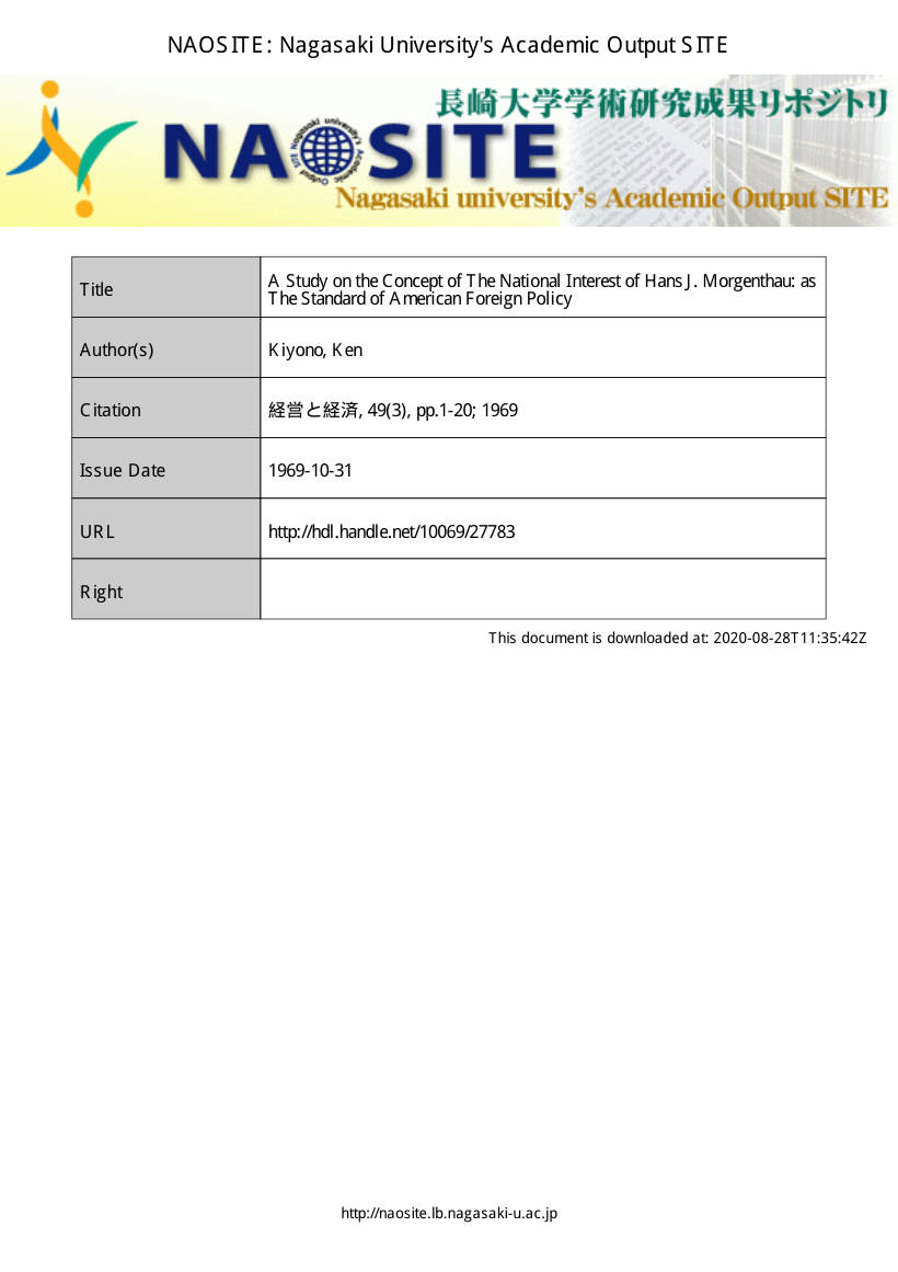 Page 1 of National Interest