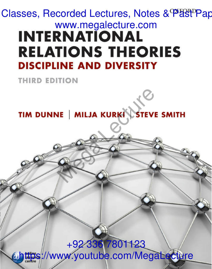 Page 1 of Tim Dunne Milja Kurki Steve Smith International Relations Theories 2013 Oxford University Press USA