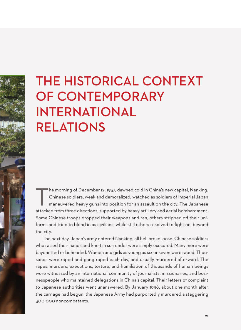 Page 1 of Historical Context Of Contemporary IR W. W. Norton Company