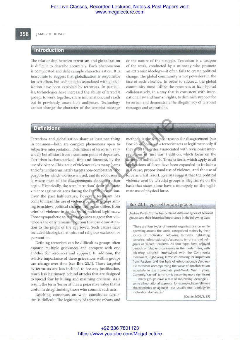 Page 2 of International Issues Terrorism Oxford