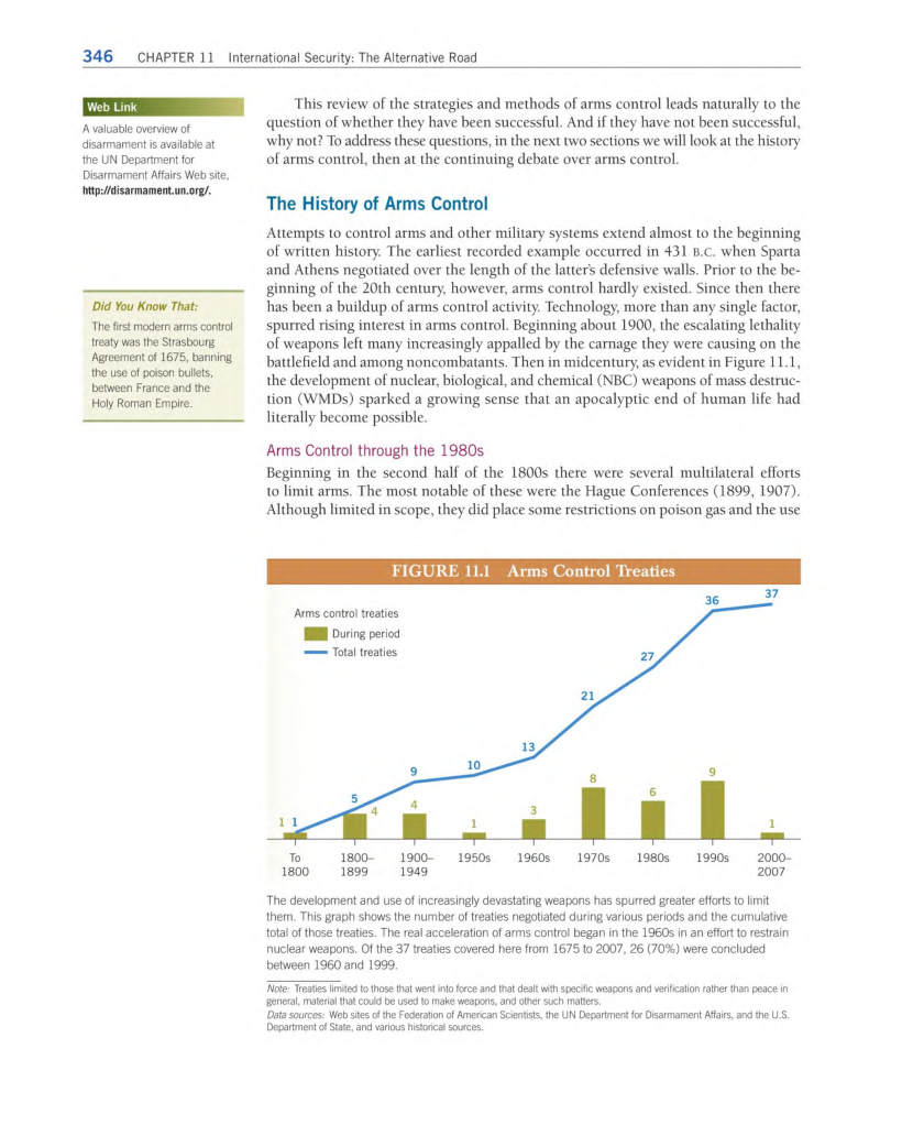 Page 1 of Arms Control Disarmament