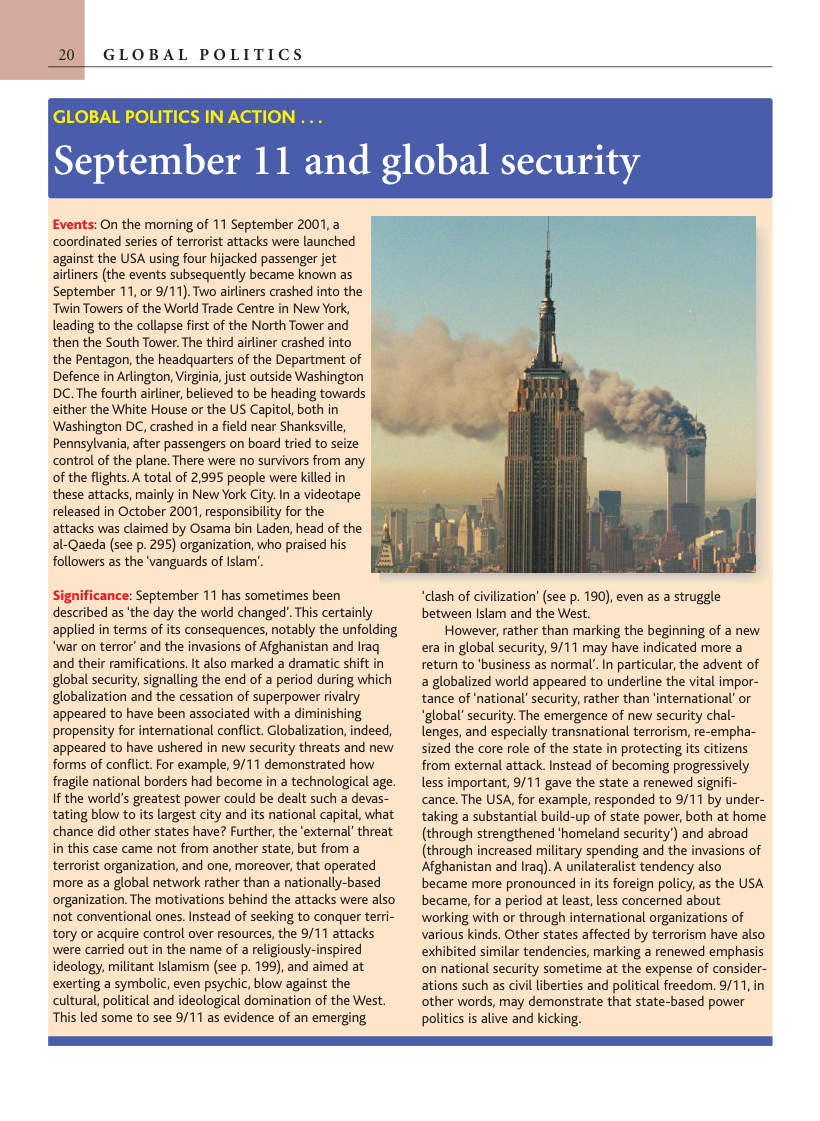 Page 1 of Case Studies Global Politics In Action