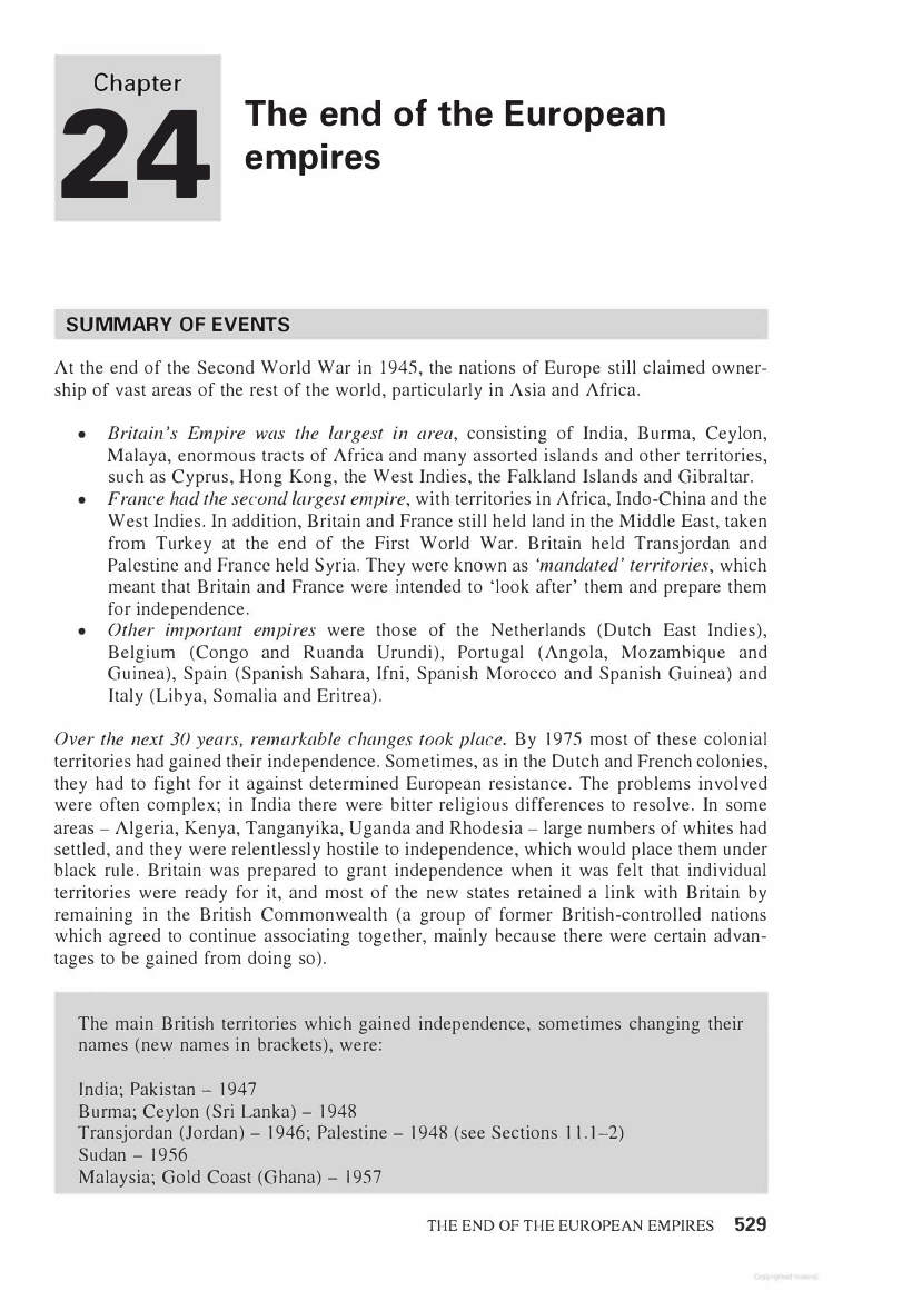 Page 1 of Decolonization In Asia And Africa