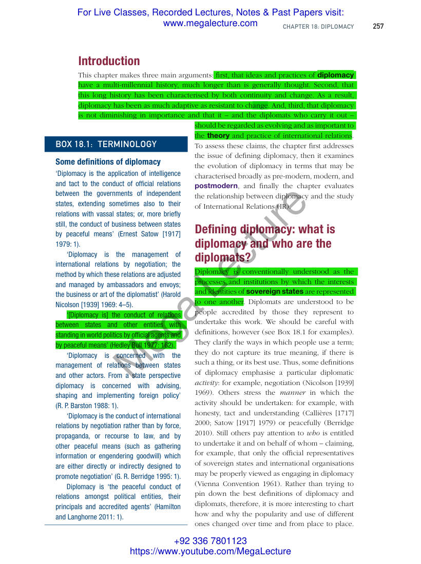 Page 2 of Diplomacy Cambridge