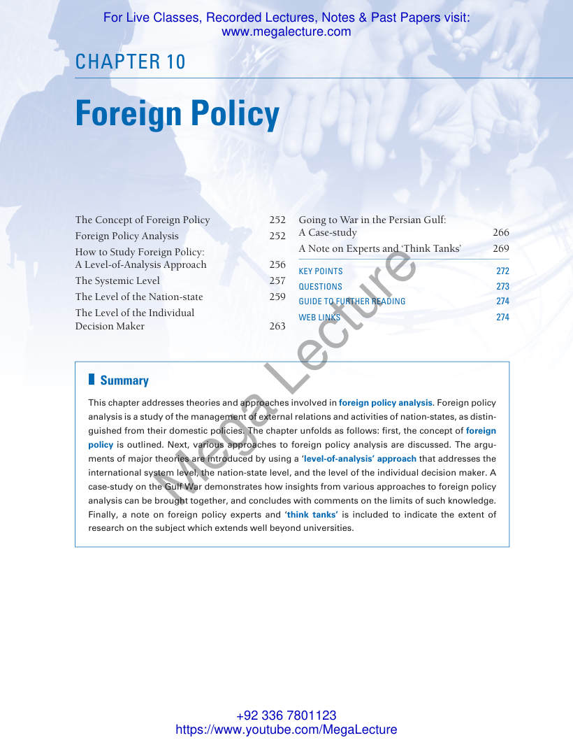 Page 1 of Foreign Policy Analysis